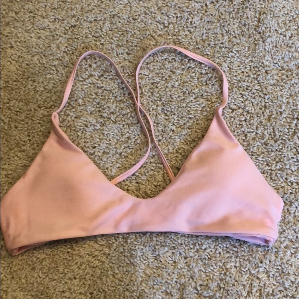 Light pink bathing suit top
